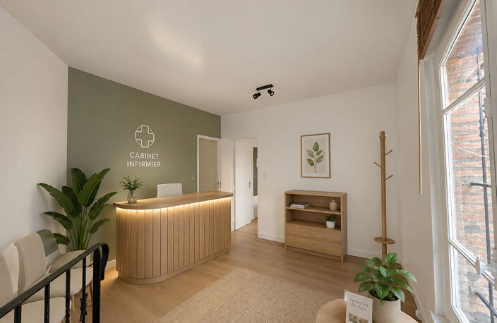 TOULOUSE - LES CHALETS -Bureaux avec forte visibilité de 55.4 m²  carrez. — photo 4