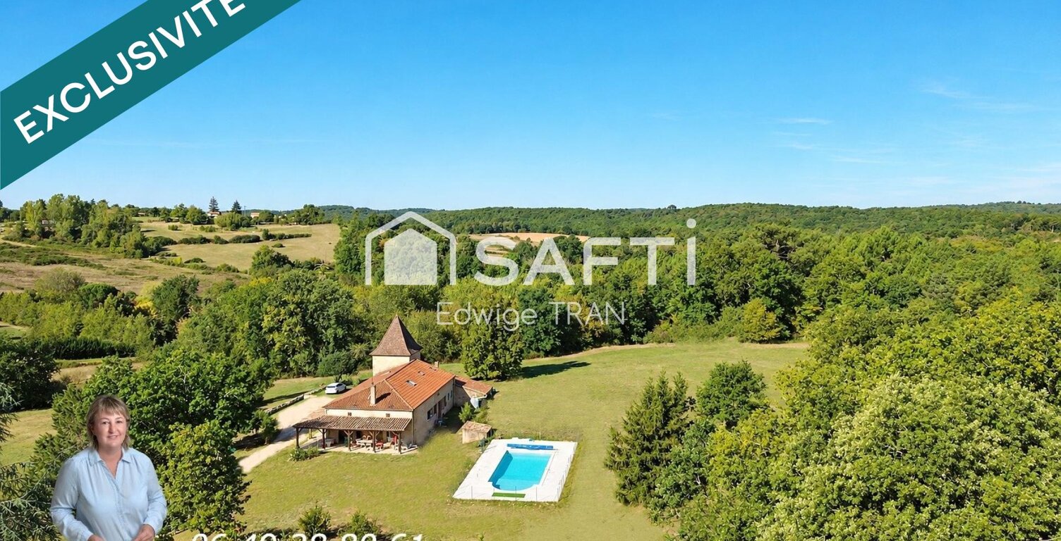 MAISON EN PIERRE + APPT + PISCINE ET 1,5 HA — photo 1