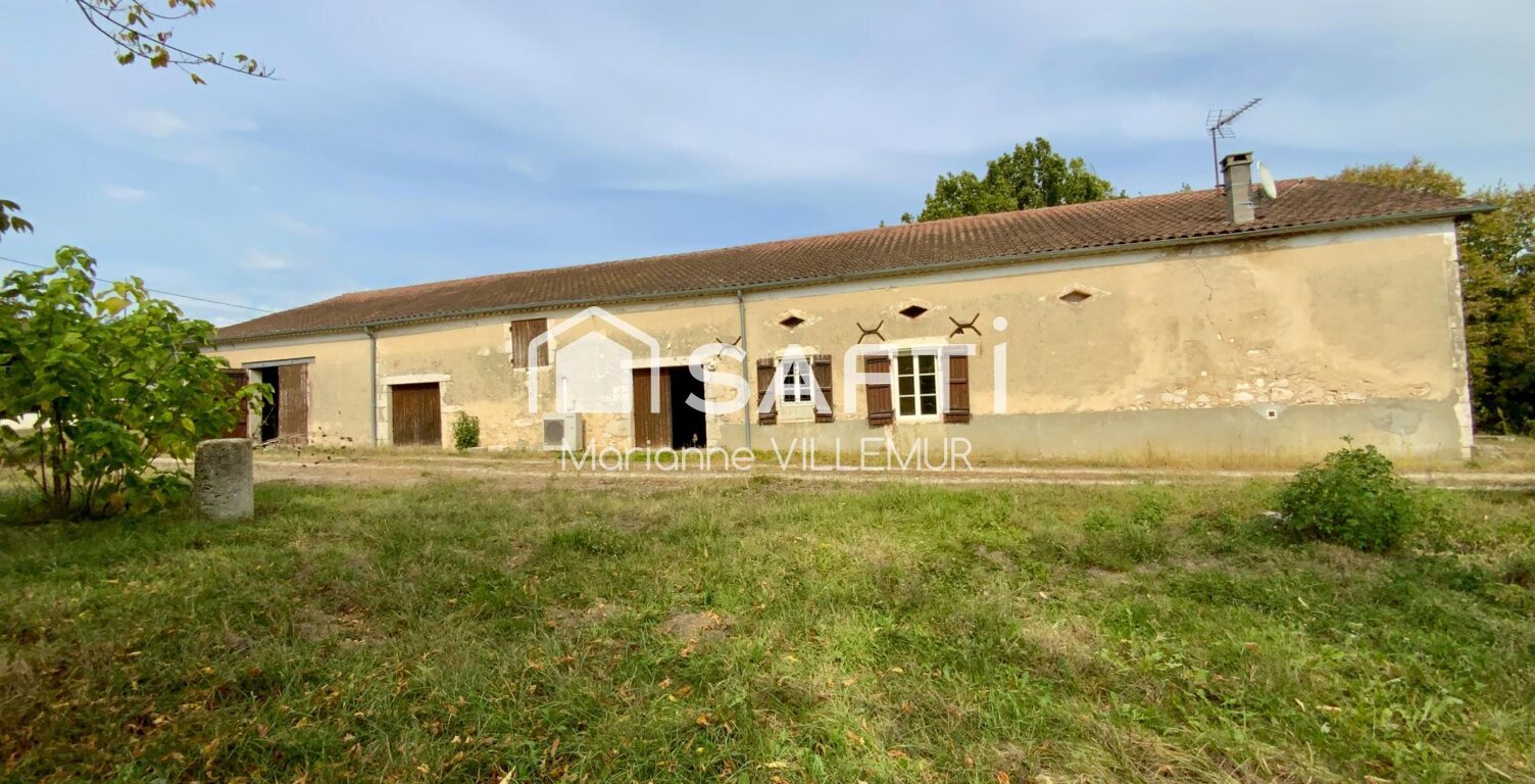 A Vianne, maison en pierre de plain pied, de 125 m² habitables avec dépendances sur un terrain de 9115 m² — photo 1