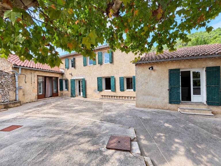 Cheval-Blanc  Mas en pierre, cour sous un platane centenaire et charme de l'ancien — photo 1