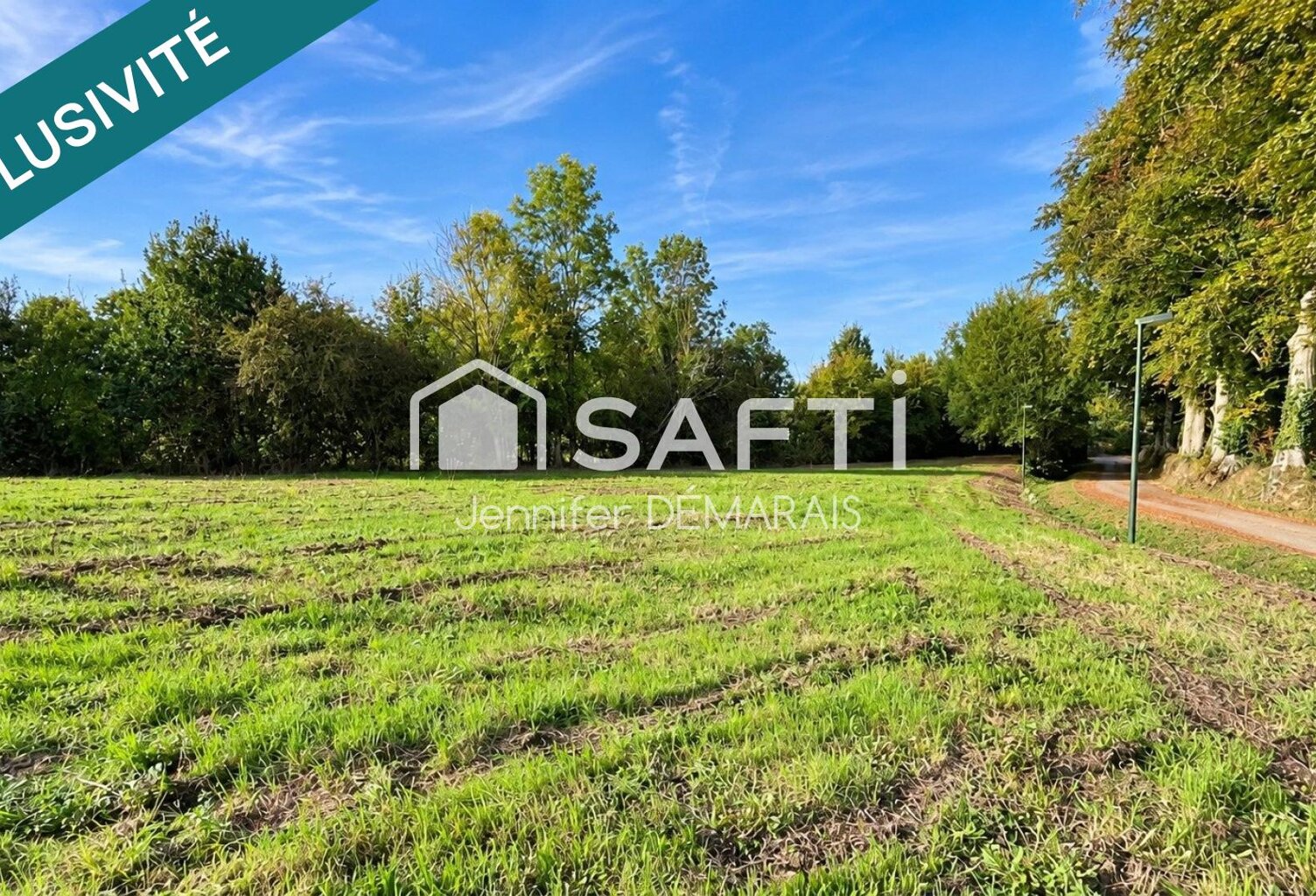 TERRAIN CONSTRUCTIBLE 1005M2 - LAMBERVILLE — photo 1
