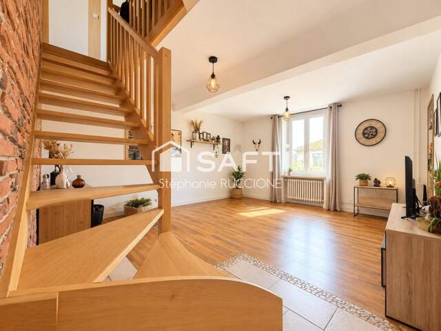 Appartement atypique 4 pièces  114 m²  Rives  Terrasse 16 m² — photo du bien