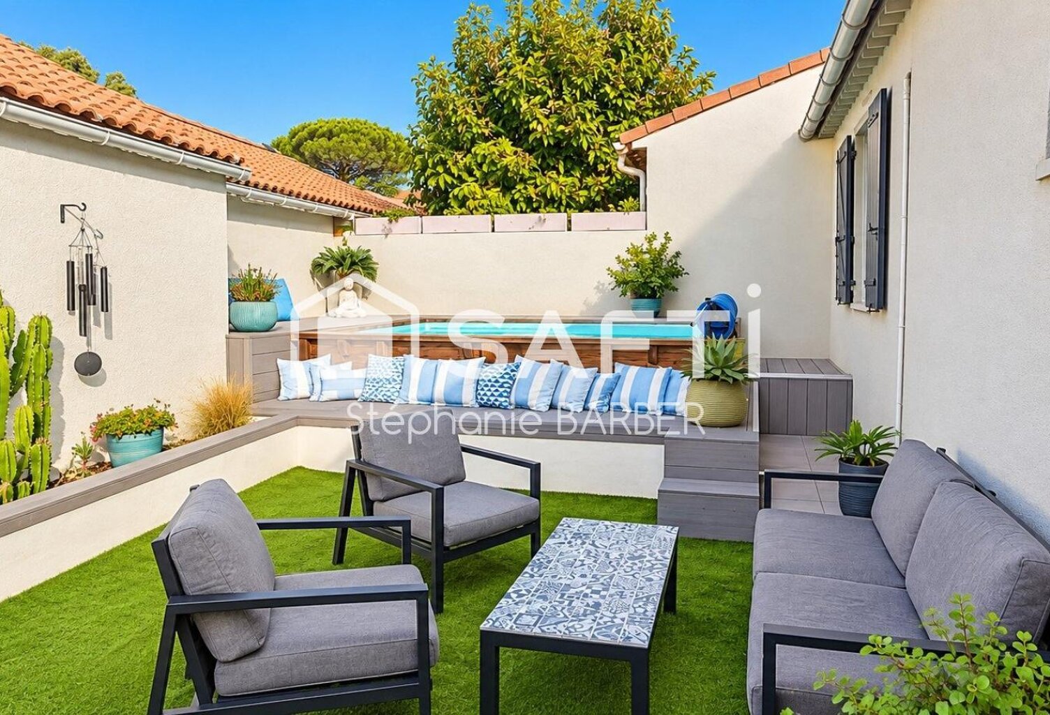 maison plain-pied - 2 chambres - jardin et garage — photo 1