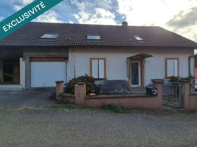 Belle maison familiale de 169 m² avec 3 chambres et 14 ares de terrain, dans un environnement calme et verdoyant à Oberbruck. — photo du bien