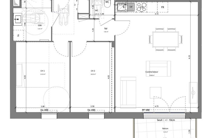 Vente Appartement 3 pièces — photo 5