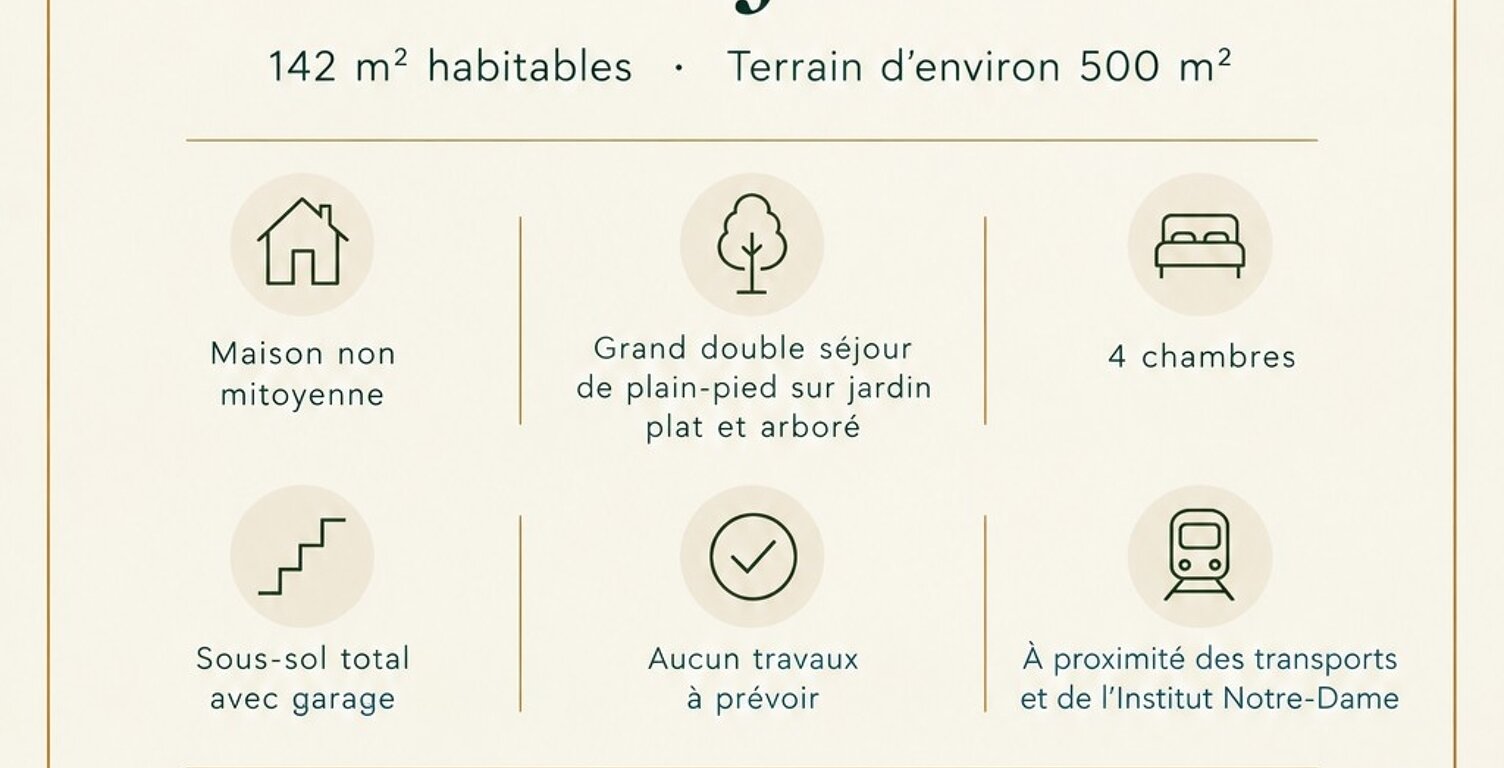Vente Maison traditionnelle 6 pièces — photo 1