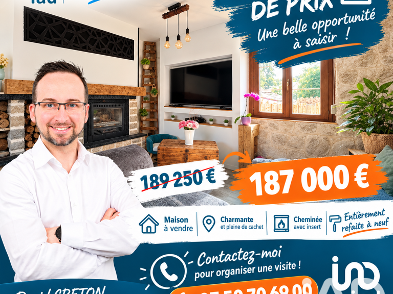Vente Maison de campagne 5 pièces — photo 1