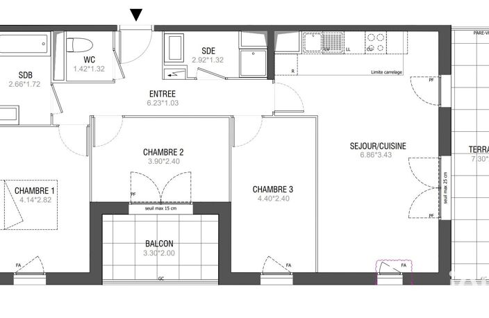Vente Appartement 4 pièces — photo 5