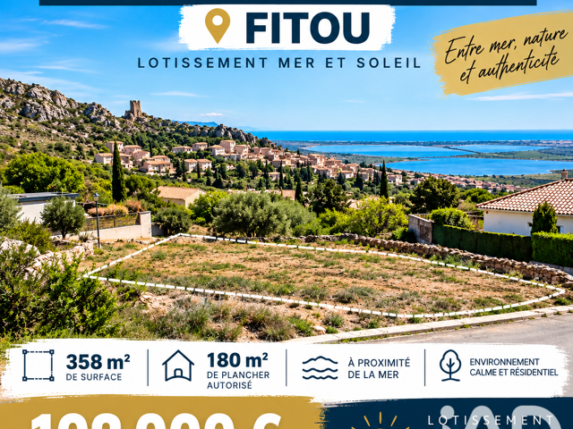 Vente Terrain à bâtir 358 m&sup2; — photo du bien