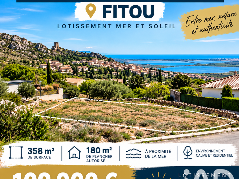 Vente Terrain à bâtir 358 m&sup2; — photo 1