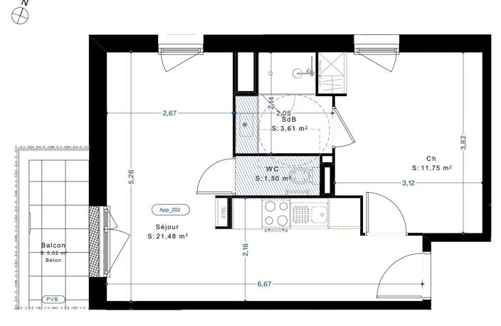 Vente Appartement 2 pièces — photo 4