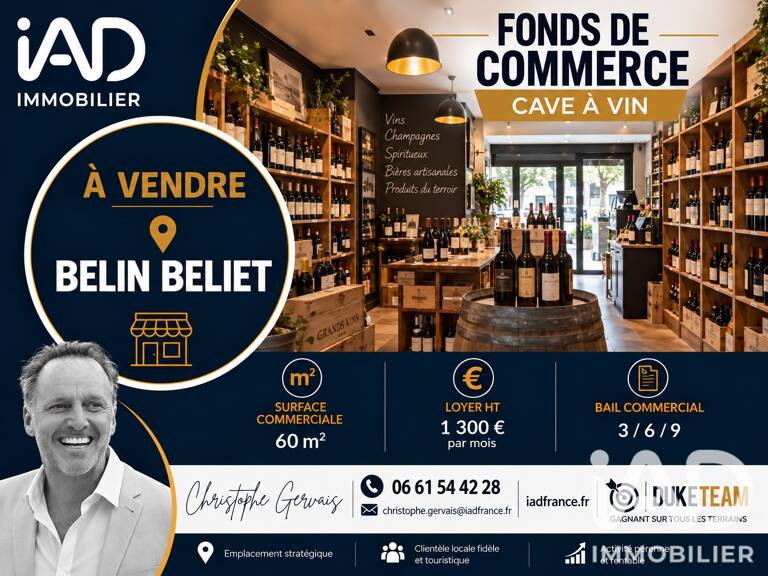 Vente Divers Commerces 60 m&sup2; — photo 1
