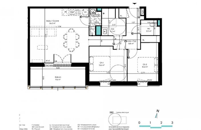 Vente Appartement 3 pièces — photo 4