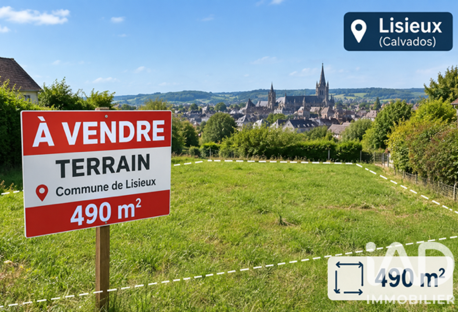 Vente Terrain à bâtir 490 m&sup2; — photo 1