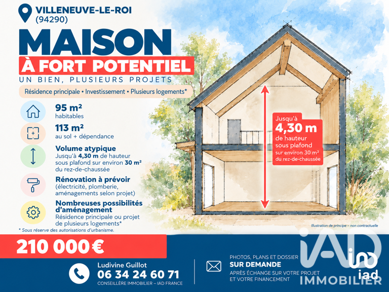 Vente Maison/villa 4 pièces — photo 1
