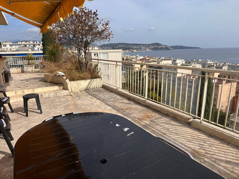 NICE OUEST   MAGNAN   PETIT FABRON | DERNIER ÉTAGE | VUE PAN — photo 1