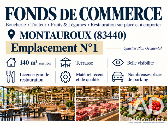 Vente Boucherie, Charcuterie 140 m&sup2; — photo du bien