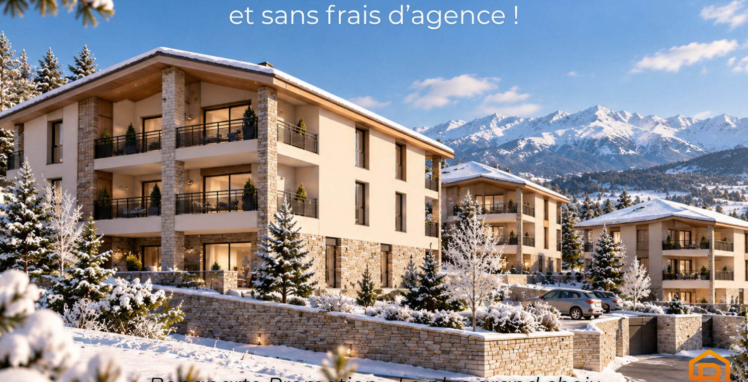 FONT-ROMEU – SUPERBE T2 EN DERNIER ÉTAGE AVEC TERRASSE – RÉSIDENCE DE STANDING — photo 1