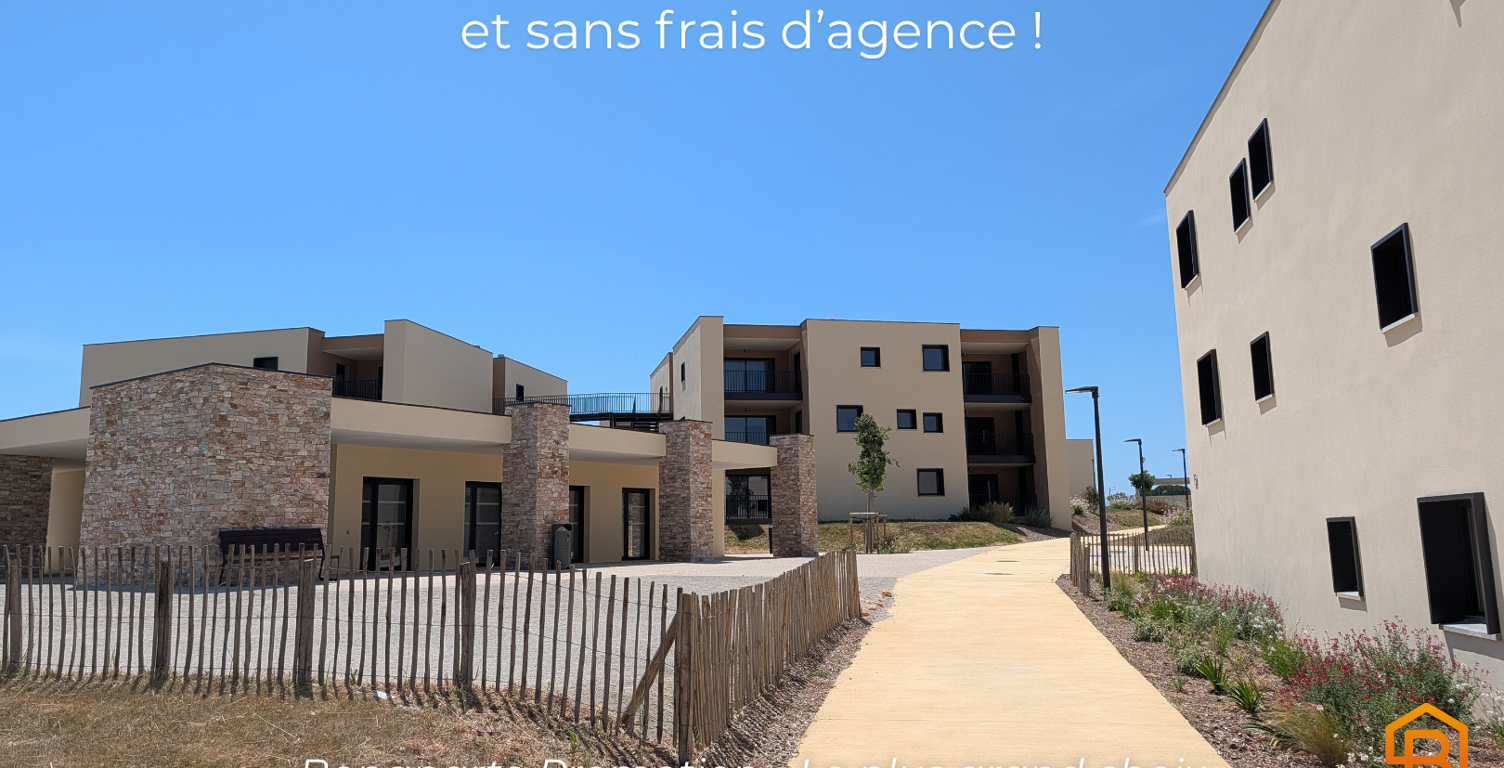 SÉRIGNAN – SUPERBE T3 DE 62 M² AVEC TERRASSE – VUE DÉGAGÉE SUR LA NATURE — photo 1