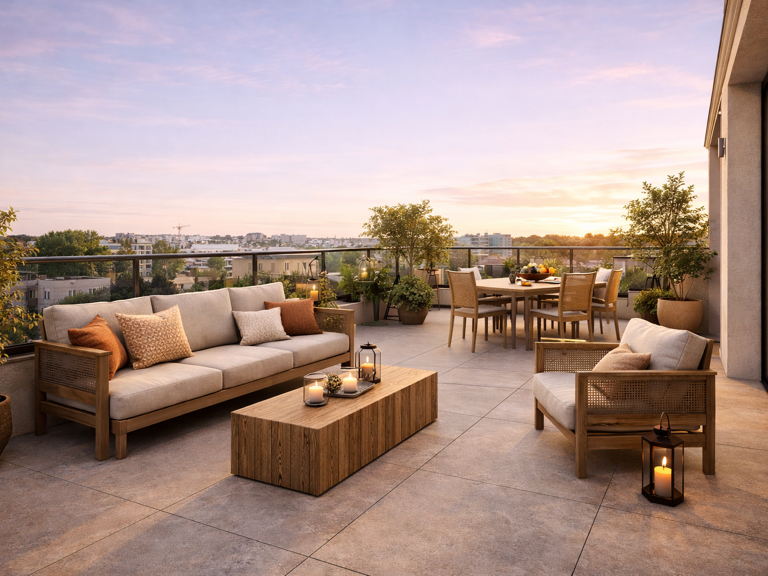RETOUR DE LOT - CERGY - PROCHE GARE ET ECOLES - T6 DUPLEX - AVEC IMMENSE TERRASSE — photo 1