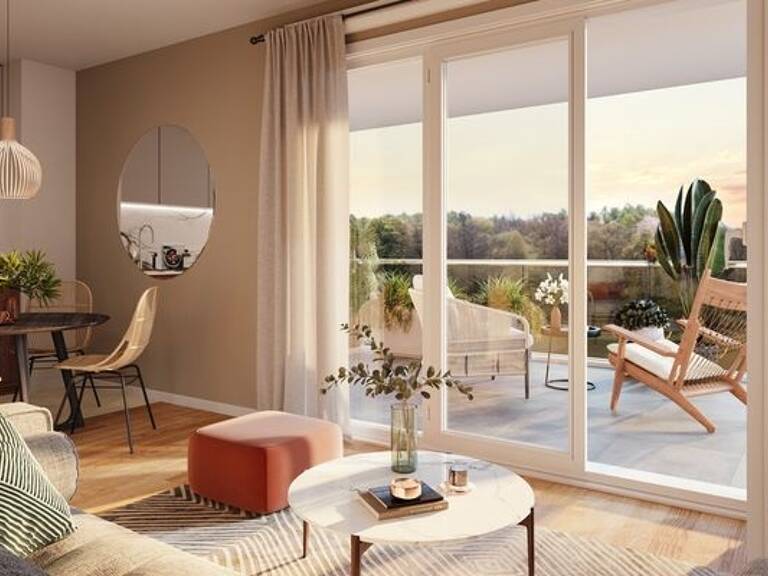 T2 DE 45M² AVEC TERRASSE DE 10M²  A COLOMBES PROCHE TRANSPORTS ET COMMERCES — photo 1