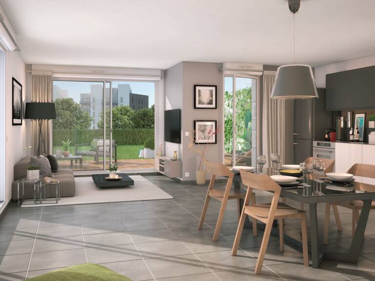 RETOUR DE LOT APPARTEMENT T4 AVEC JARDIN - LIVRAISON 1T2026 — photo 1
