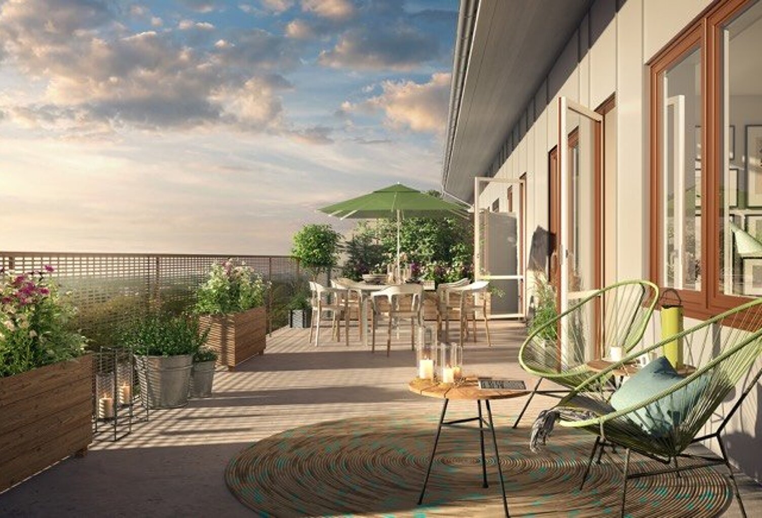T2 DERNIER ETAGE TERRASSE - FRAIS DE NOTAIRE OFFERTS - LE PLESSIS BOUCHARD — photo 1