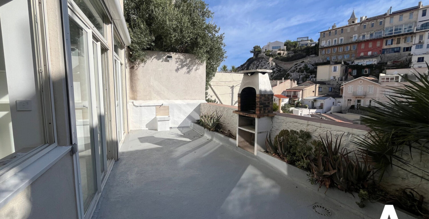 Location Vallon des Auffes : Type 3 non meublé 75m2 avec terrasse de 28m2 — photo 1