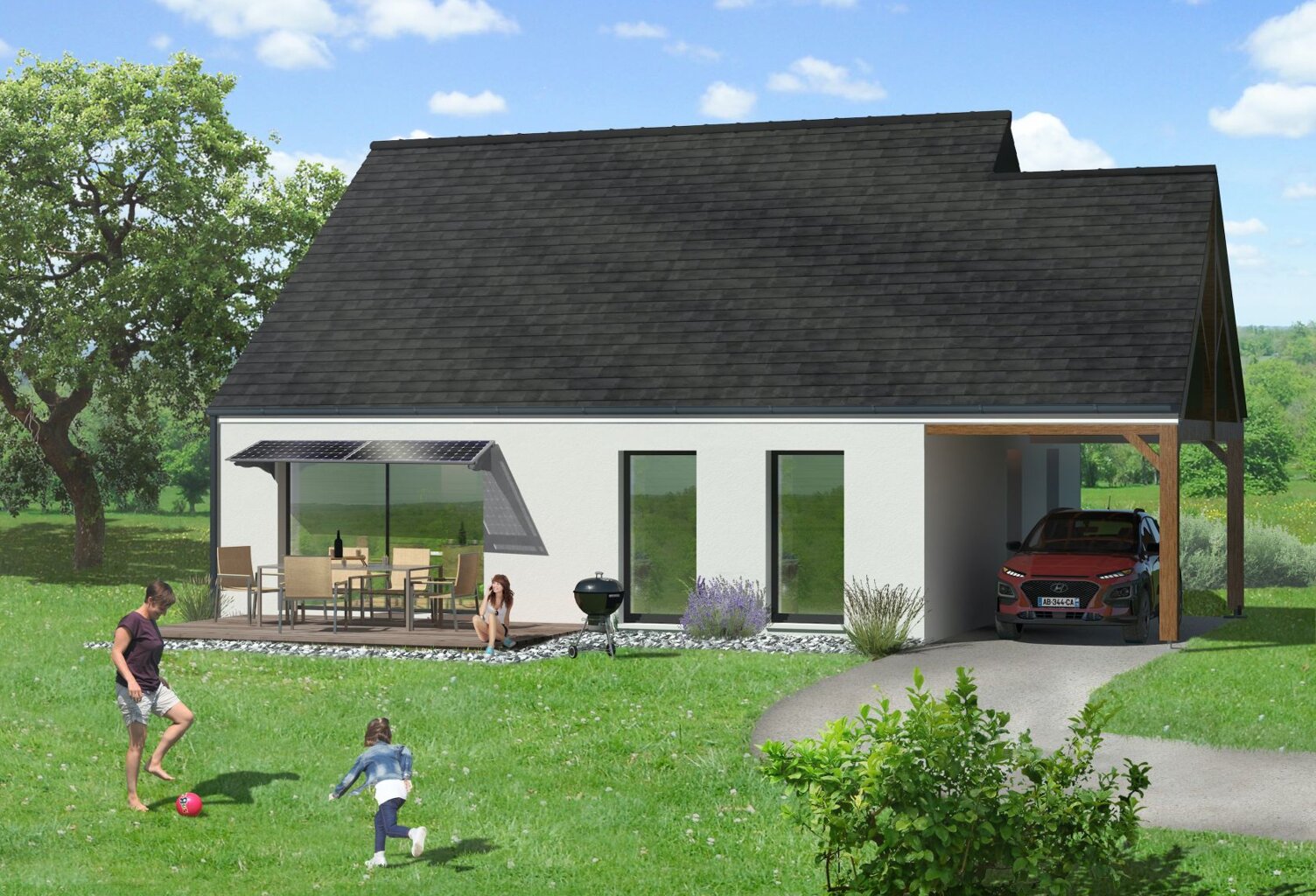 Projet de construction d'une maison 89.33 m² avec terrain à CHÂTEL-GUYON (63) — photo 1