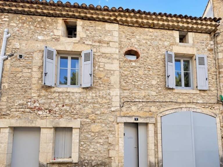 Maison de caractère rénovée + studio indépendant + grand garage/atelier + terrasse Rochefort-du-Gard (30) Centre historique — photo 1