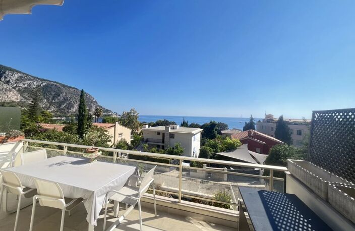 Eze bord de Mer, duplex 4 pièces, vue mer — photo 2