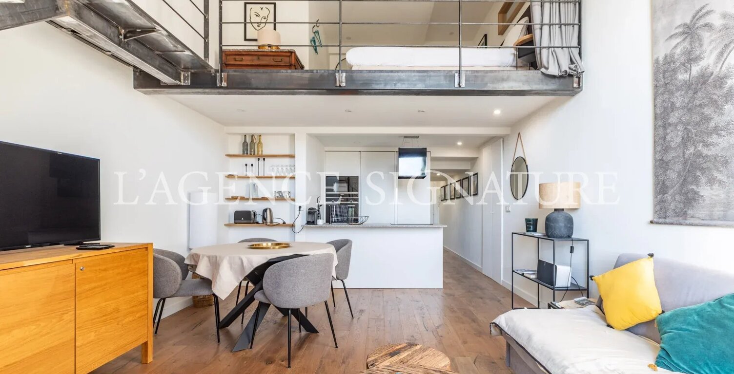 A VENDRE 2P VIEUX-NICE - MAGNIFIQUE DUPLEX LOFT AVEC VUE COURS S — photo 1