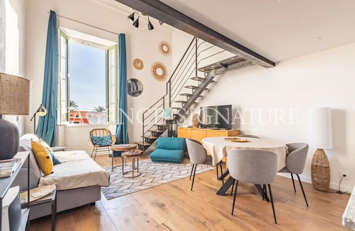 A VENDRE 2P VIEUX-NICE - MAGNIFIQUE DUPLEX LOFT AVEC VUE COURS S — photo 3