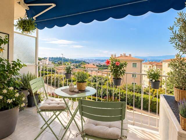 NICE 'MONT BORON' - 3P 60M² | BALCONS | CAVE | PARKING — photo du bien