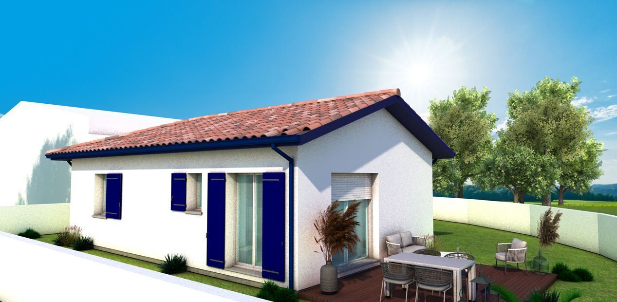 Projet de construction d'une maison 78 m² avec terrain à URT (64)
