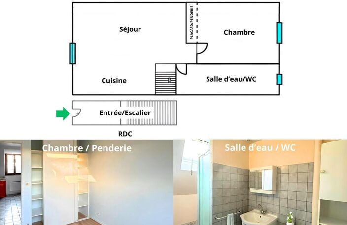Appartement de 30m2 à louer sur Tours — photo 3