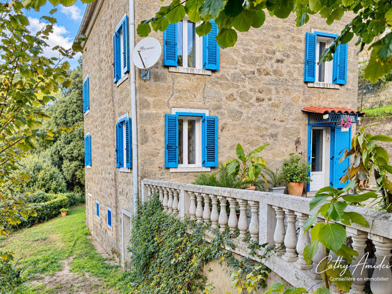 GUAGNO (Corse) : A vendre, maison en pierres avec dépendance, jardin, vue dégagée — photo 1