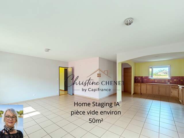 MARSILLARGUES – Maison de plain-pied au calme, 3 chambres - 50 m² de pièce de vie — photo du bien