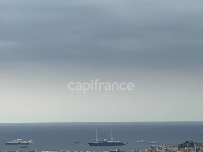 Appartement à vendre 4 pièces Cannes (06),penthouse avec vue mer panoramique, cave, possibilité 4 garages ! — photo 1