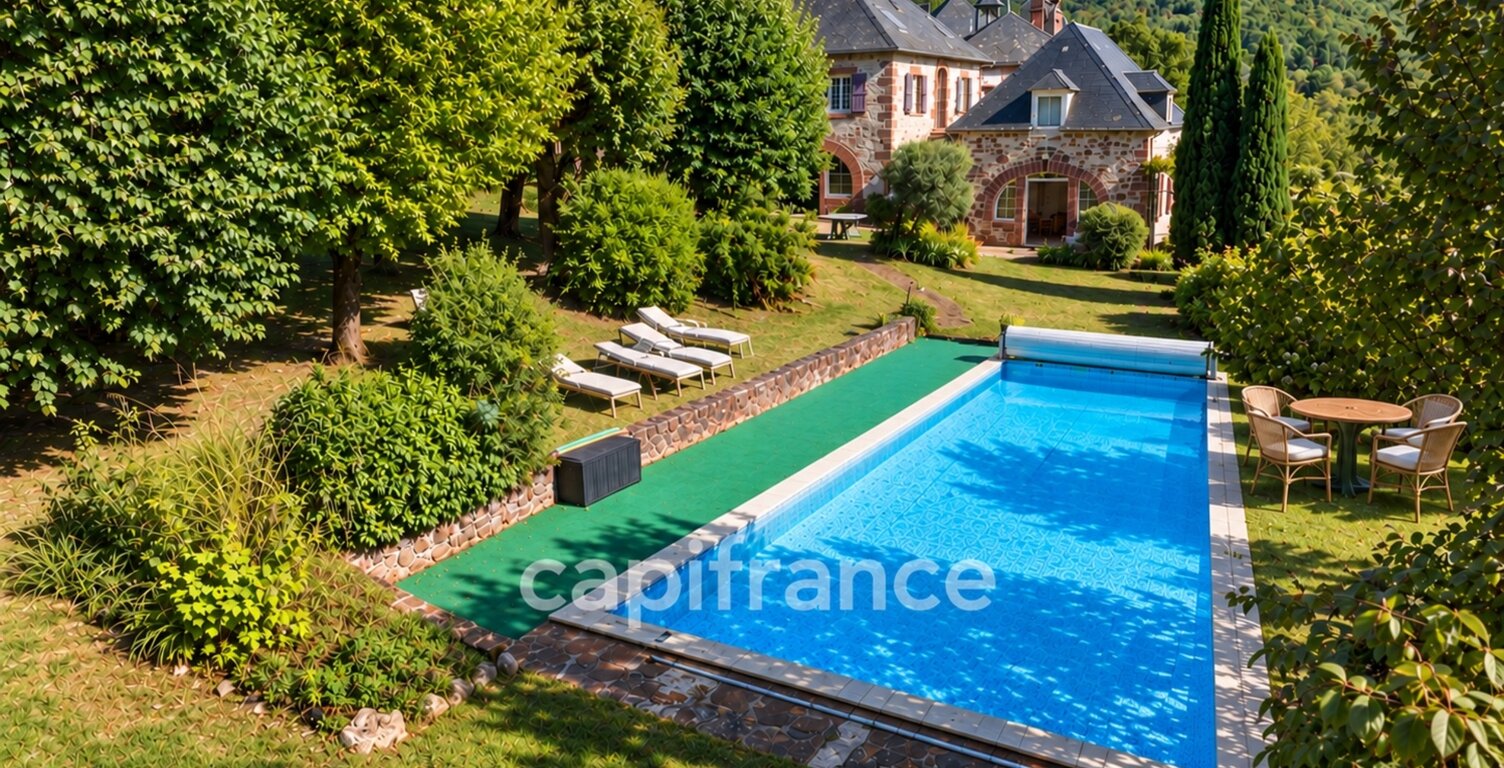 EXCLUSIVITÉ – BELLE DEMEURE DE CARACTÈRE AVEC GRAND PARC ET PISCINE AU CŒUR DE MEYSSAC — photo 1