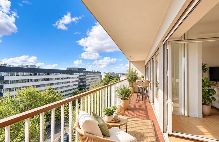 ANGERS Louis Gain – TRIANGLE D’OR – T4 de 93 M² – 3 CHAMBRES – 8E ÉTAGE – 2 BALCONS et cave — photo 2