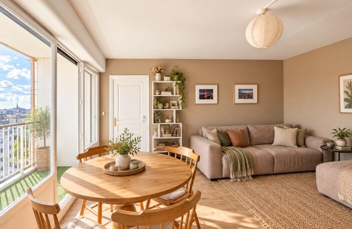 ANGERS Louis Gain – TRIANGLE D’OR – T4 de 93 M² – 3 CHAMBRES – 8E ÉTAGE – 2 BALCONS et cave — photo 4