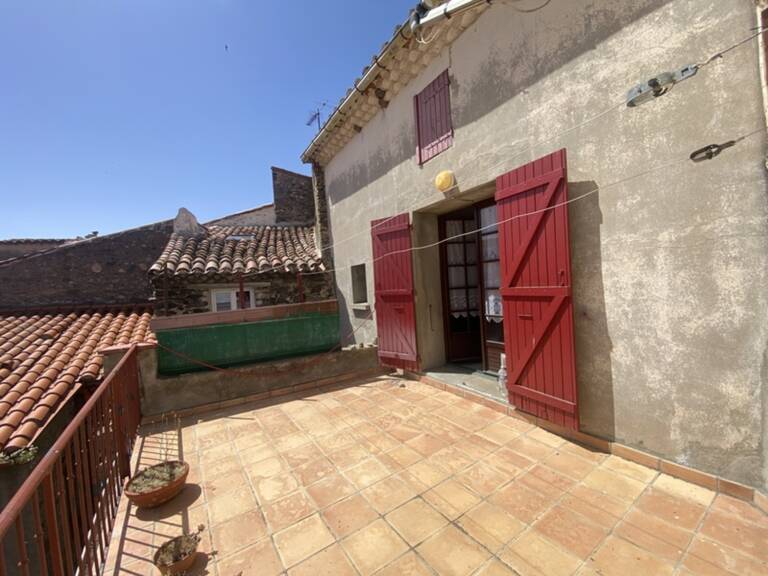 Dpt Pyrénées Orientales (66), à vendre proche ESTAGEL maison 2 appartements avec terrasses à rafraichir — photo 1