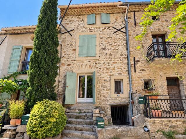 Maison en pierre à vendre 3 pièces PALAIRAC (11) terrain+terrasse — photo du bien