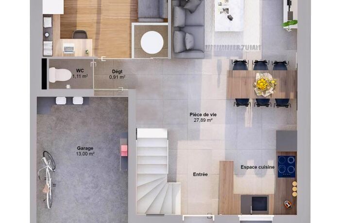 Maison 6 pièces 88 m2 — photo 4