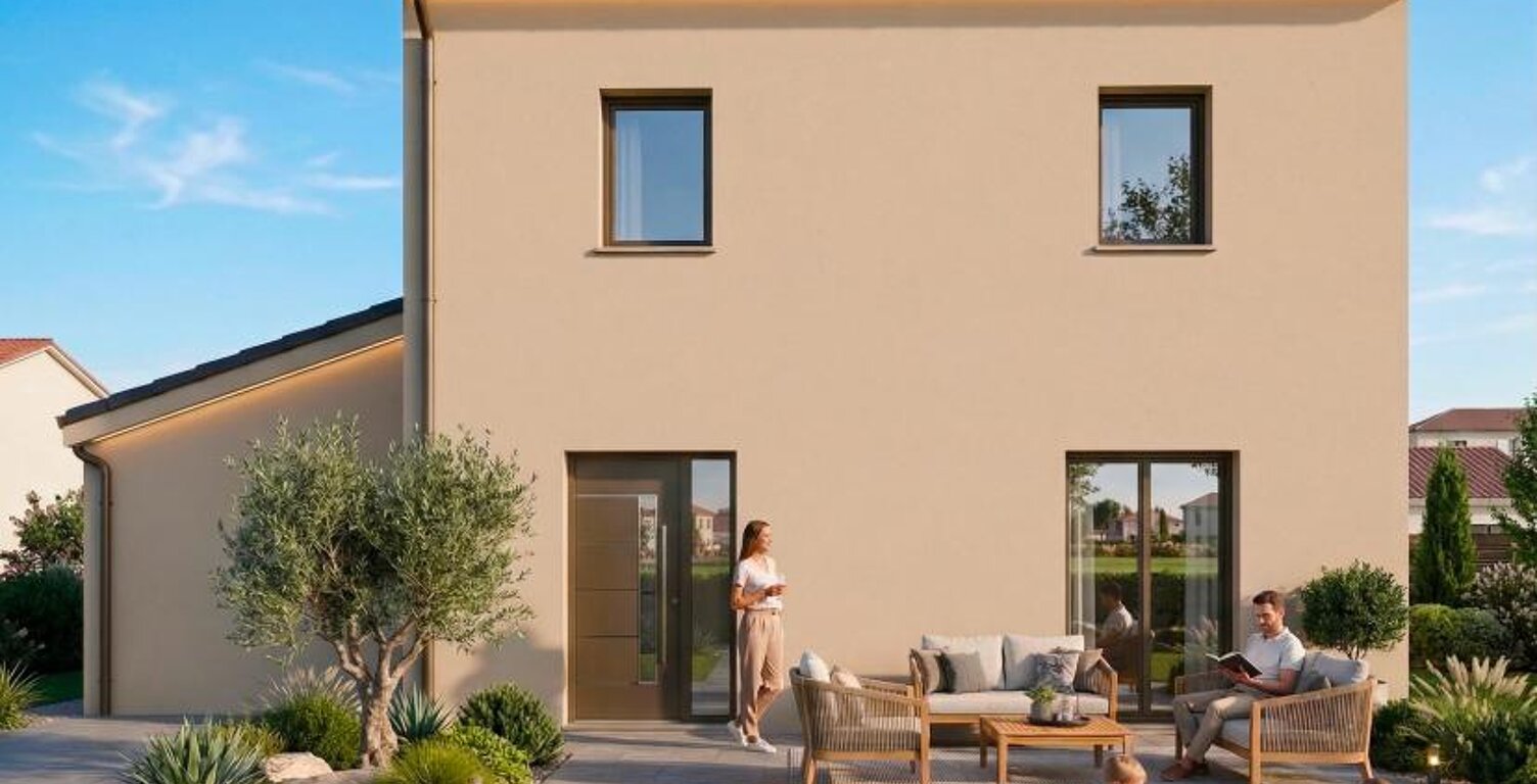 Projet d'une maison de 85m2 avec terrain à Genas (69) — photo 1