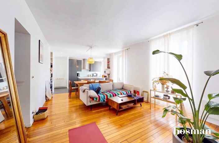 Appartement 2 pièces de 60 m² avec grand séjour et bureau - Jules Joffrin - Rue Damrémont, Paris — photo 2