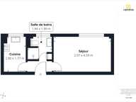 Studio 24m² Rue Saint-Fargeau, Paris - Cave et ascenseur en plein quartier vivant — photo 3