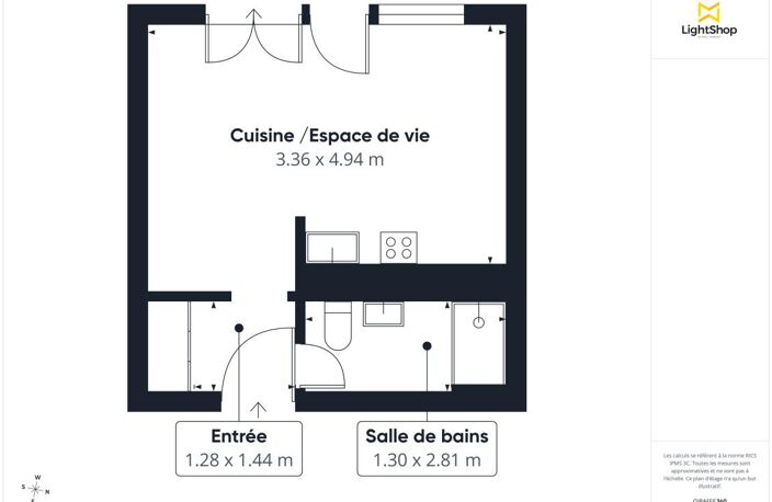 Studio lumineux – 23,46 m² – Étage élevé avec ascenseur – Avenue Aristide Briand, Montrouge — photo 3