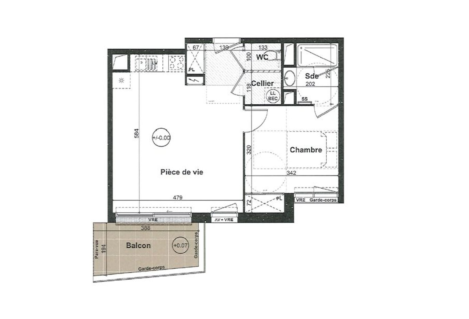 T2 NEUF avec Balcon & Parking — Opportunité RARISSIME à Saint-Hilaire-de-Loulay ! — photo 1